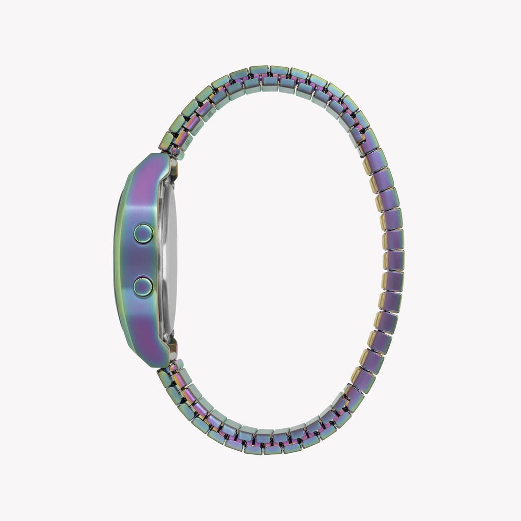 Timex Women's Purple Stainless Steel Watch, Digital Display | T80