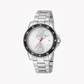 Just Cavalli Men's Silver Stainless Steel Watch, Silver Dial | Jc1g246m0245